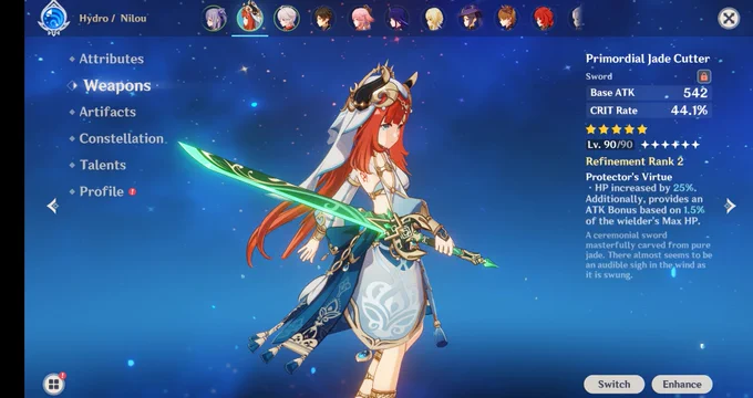 I won the 50/50。・゜ヾ(✦థ ェ థ)ノ。゜・。Thank you for coming home early Nilou! 