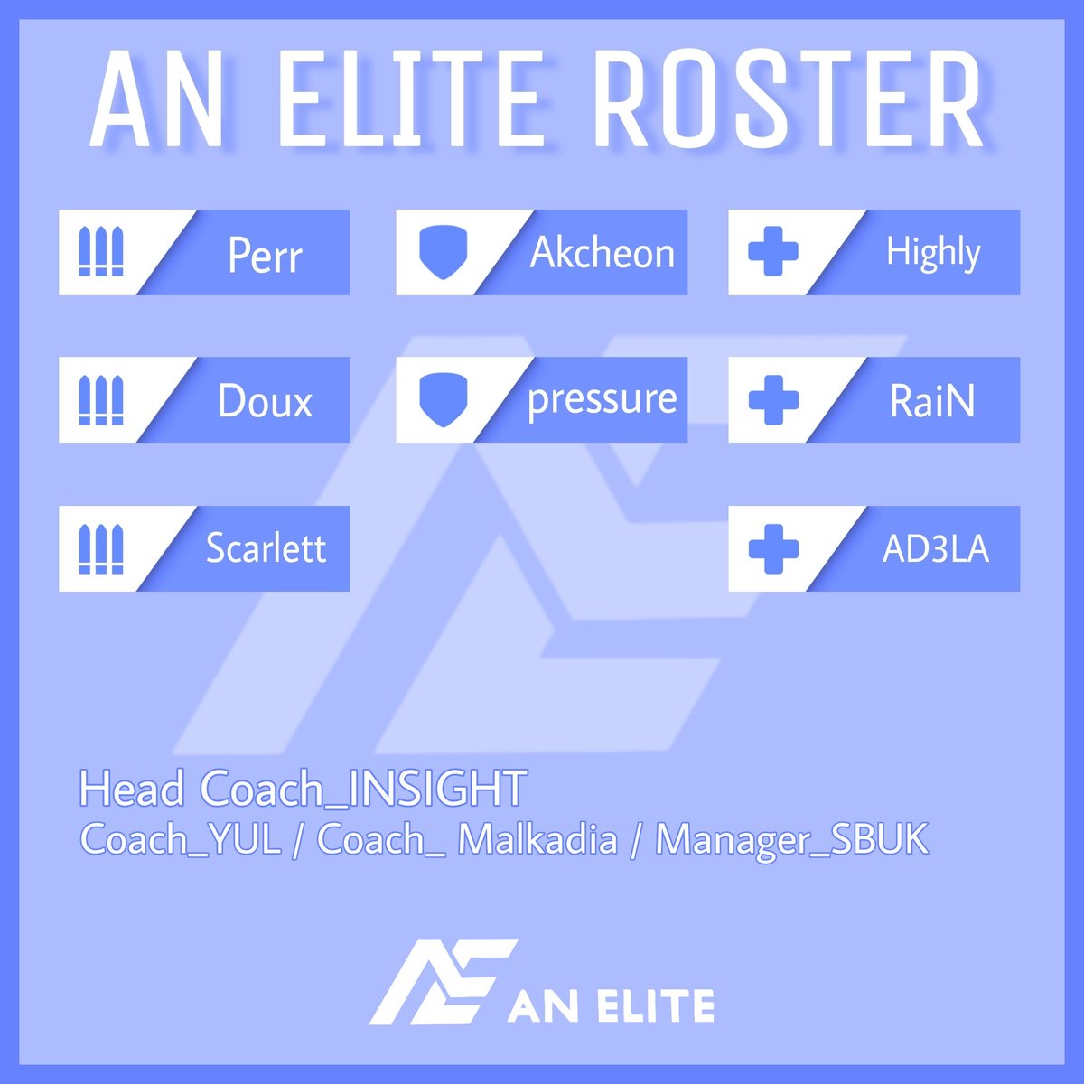 AnElite_ow's tweet photo. [OPEN TOURNAMENT ROSTER]

An Elite와 오버워치2 오픈 토너먼트를 함께할 멤버분들을 소개합니다.
많은 응원 부탁드립니다.

2022.10.15~

#AnElite #betheElite https://t.co/u3JVjFF7Td