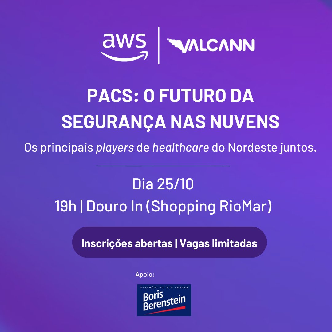 Os principais players de healthcare do Nordeste juntos. Saiba mais: bit.ly/3T2Pesc

#valcann #valcanncloud #cloudcomputing #computacaoemnuvem