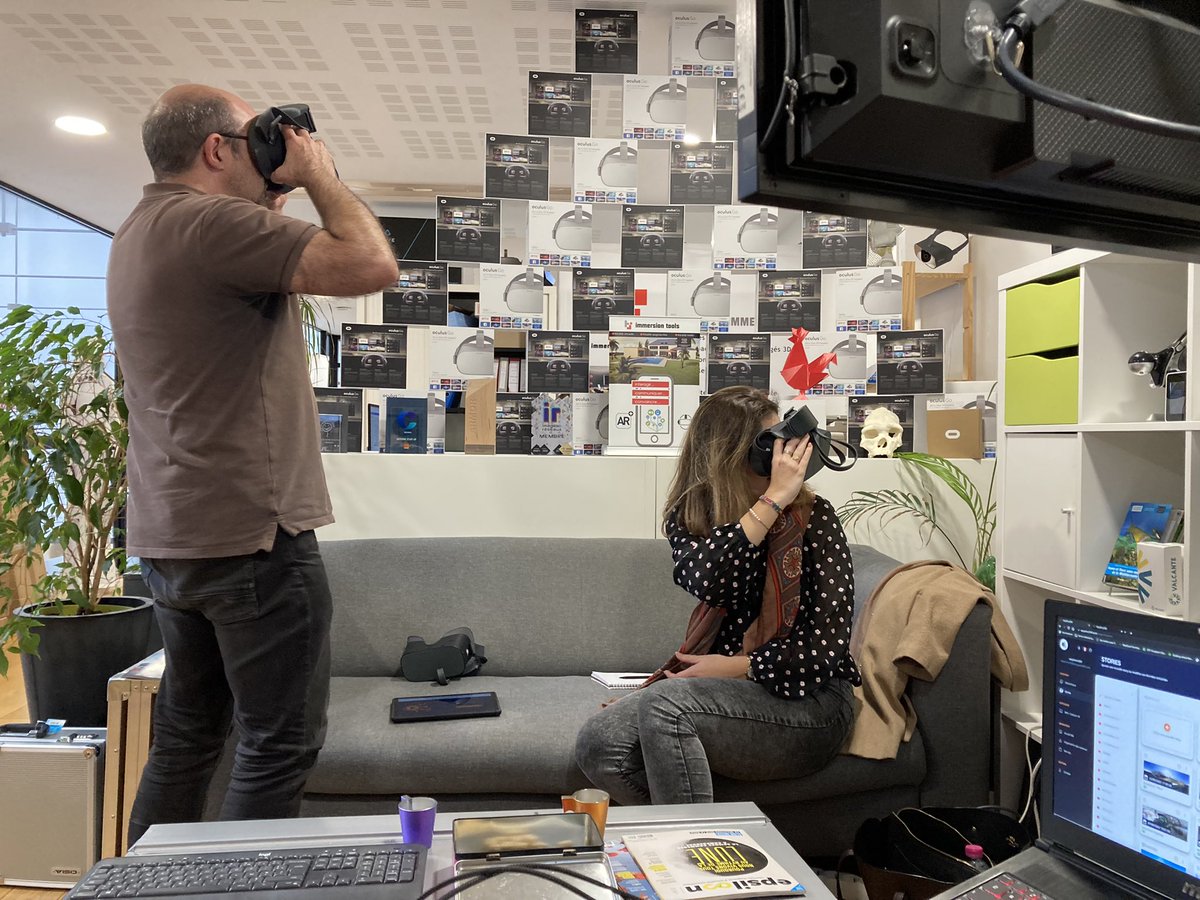 FMCFrance's tweet photo. 🤝 Rencontre avec #ImmersionTools 

Le partenaire qui nous accompagne pour nos projets de #RéalitéVirtuelle 👀 mais aussi pour le développement de nos Outils d’Aide à la Décision 📲 

@InsectTracker #FlashFlore #HerbiXpert https://t.co/5rFfdoH10U