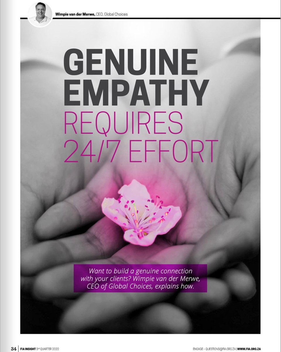 wimpiegc's tweet photo. My latest article in FIA Insight p34: Genuine Empathy Requires 24/7 Effort- https://t.co/vZh8Kmy5RC  #Live24Assist #24HourTotalCare #TrustedCX #WiredtoCare #TotalExperienceStrategy #TX https://t.co/0ylpG2g2GO