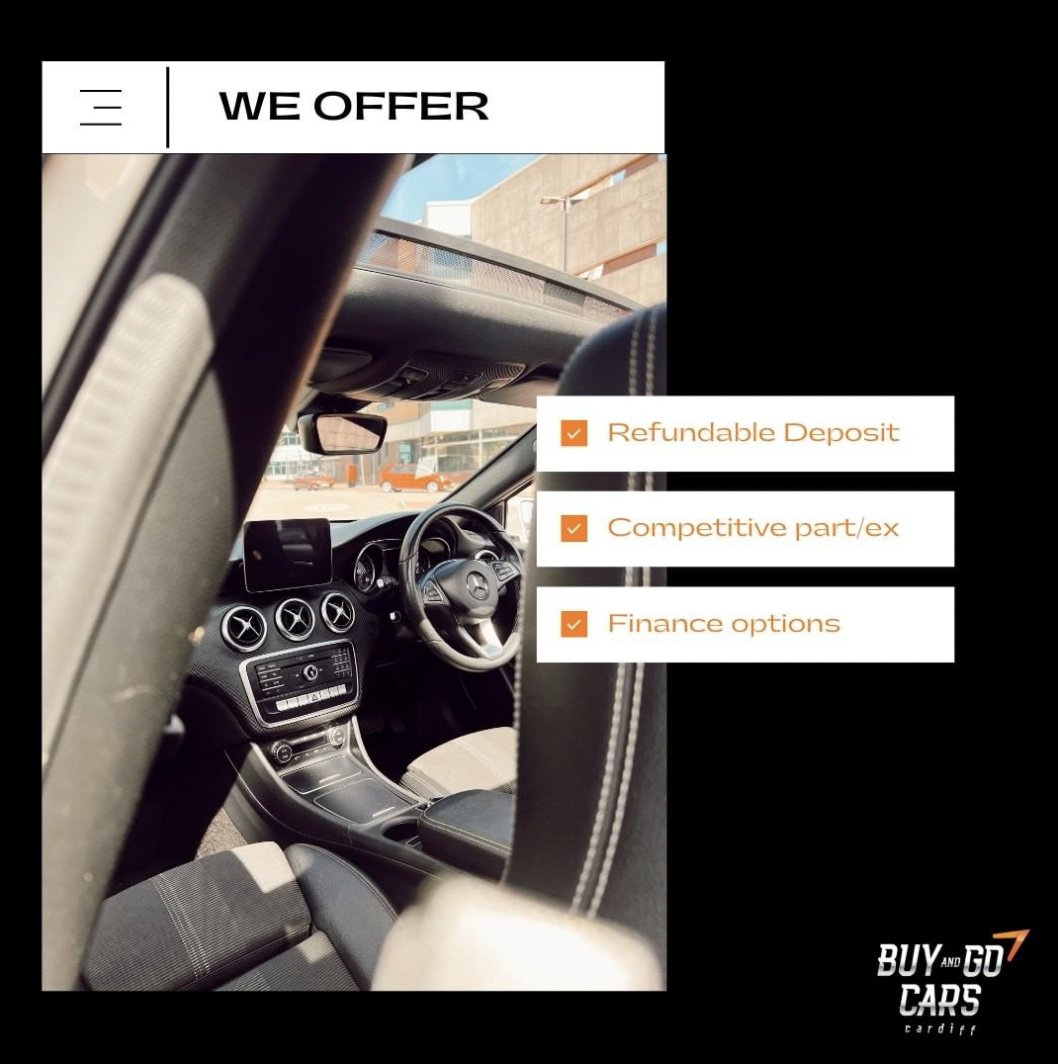 BuyAndGoCars's tweet photo. Why choose Buy and Go? 🧐

👉🏼 Refundable deposit.
👉🏼 Competitive P/X.
👉🏼 Flexible finance offers.
👉🏼 Drive Away Insurance.
👉🏼 Home Delivery.

📞 Call us: 02920 341 582
💻 Visit our Website: https://t.co/lixQboSnX9
📍 Visit us: Penarth Road, Cardiff, CF11 8UT. Open 7 days a week. https://t.co/pyujiTOTO9
