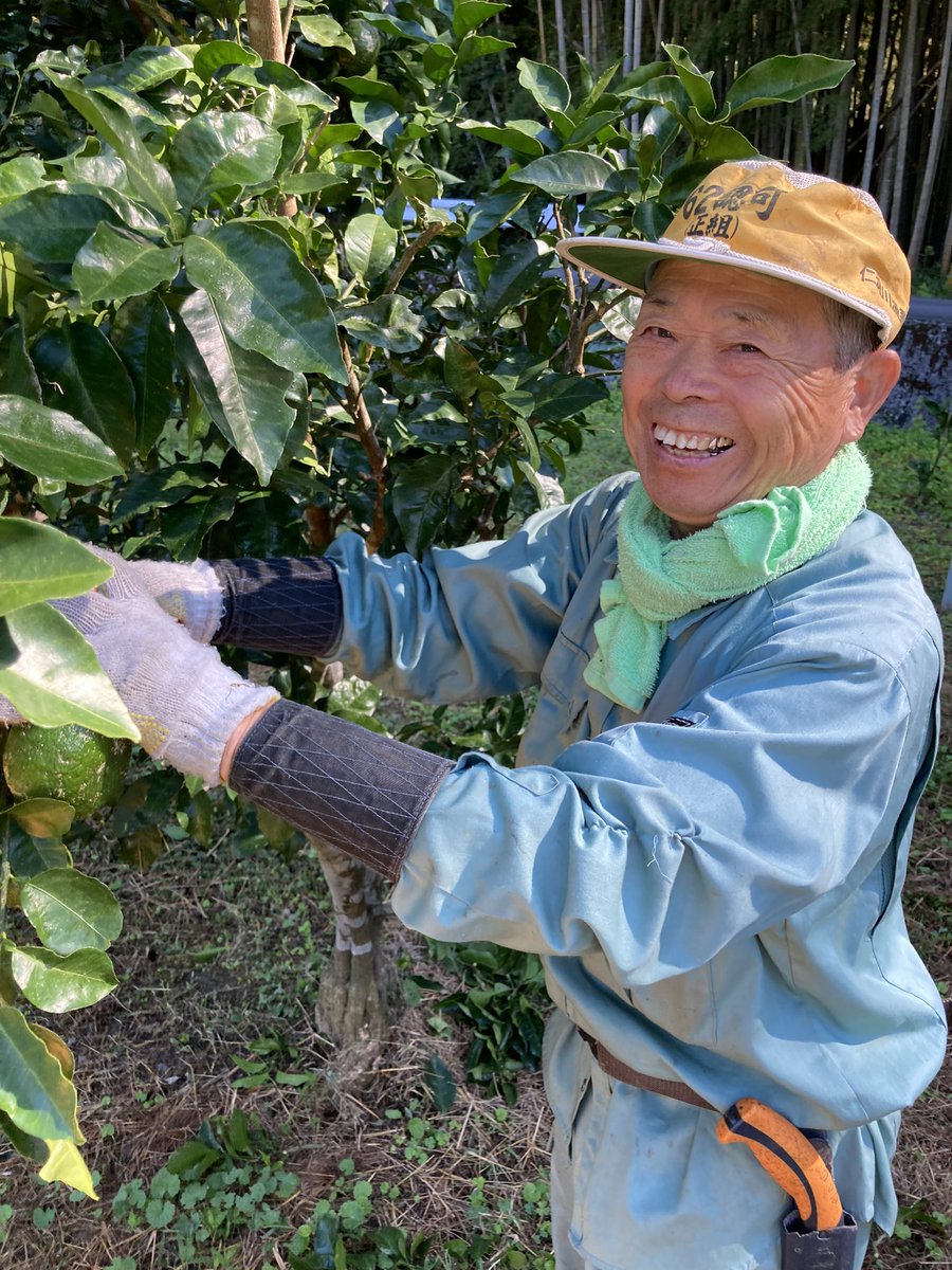 農園のアイドル、
福次郎さんのスマイル😄