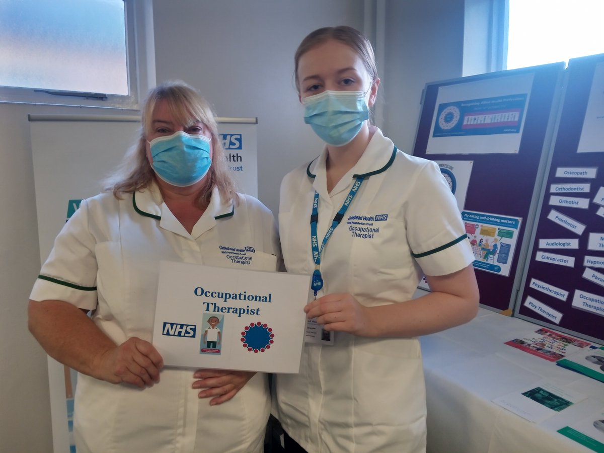 smb1607's tweet photo. Happy AHP day! #weareGatesheadAHPs @Gateshead_NHS https://t.co/DAETghvVr4