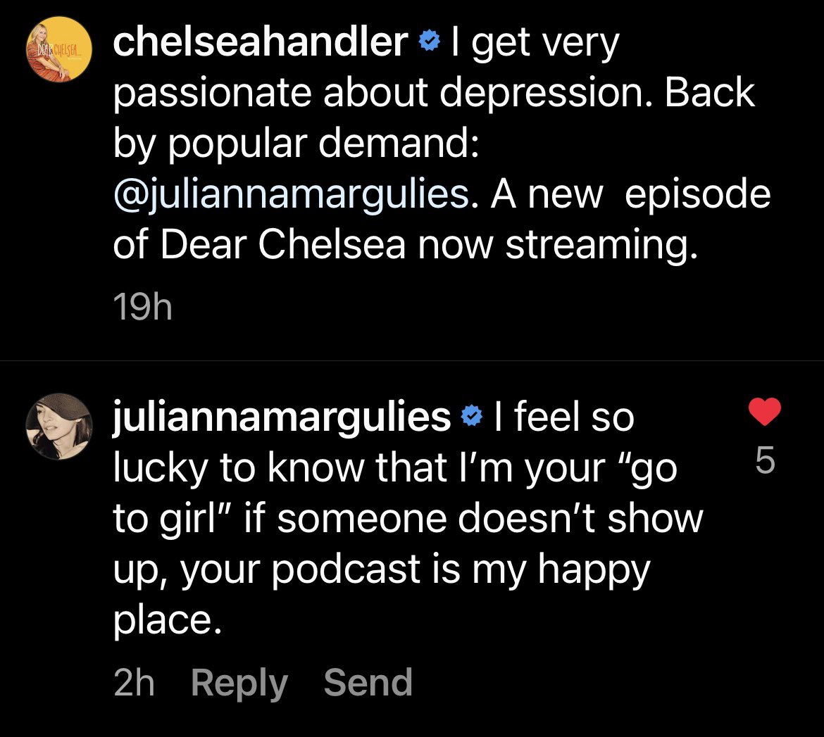 softlystill22's tweet photo. Iβd like Julianna to just be a permanent guest on #DearChelsea please! https://t.co/X3stWX2PNz