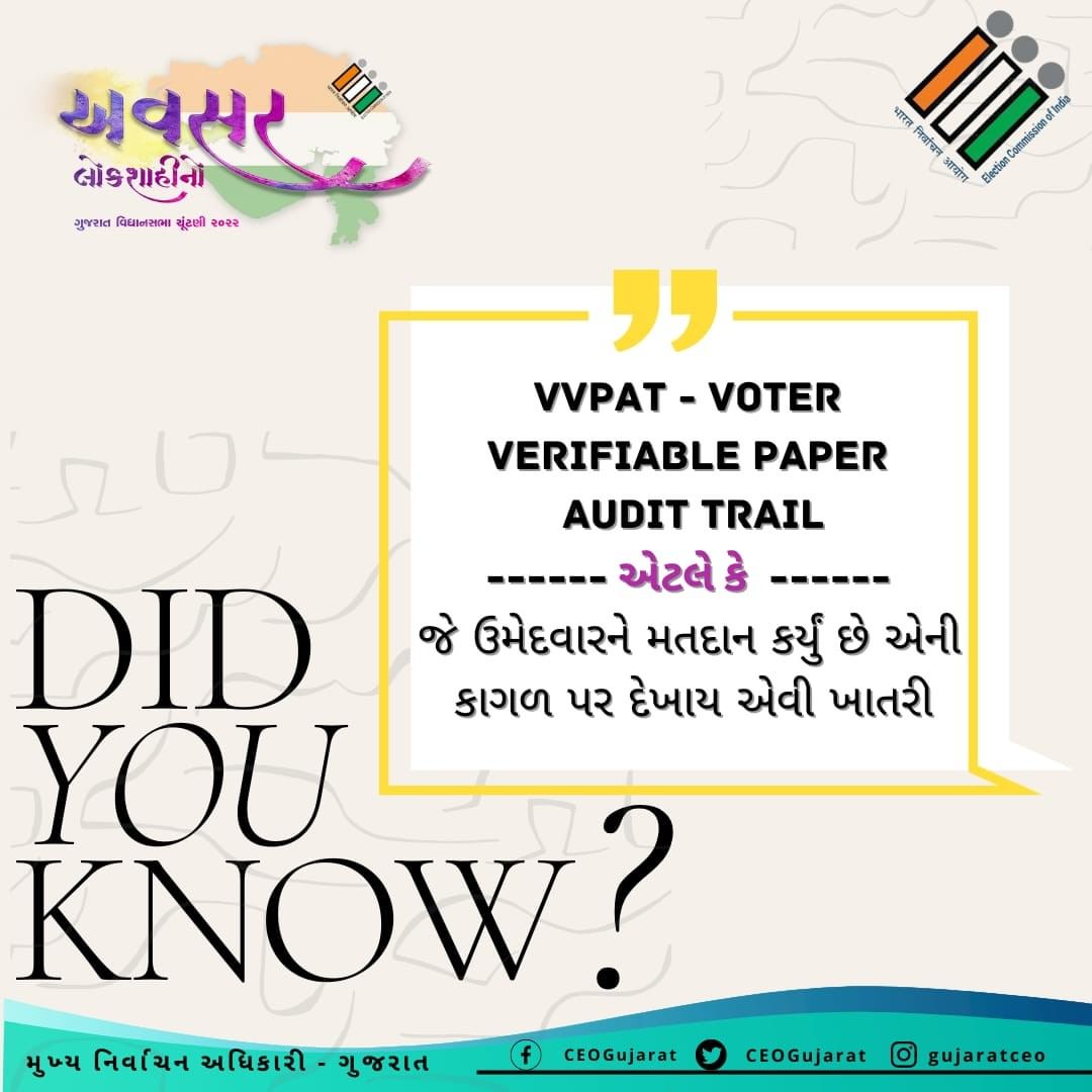 Chief Electoral Officer, Gujarat tweet media