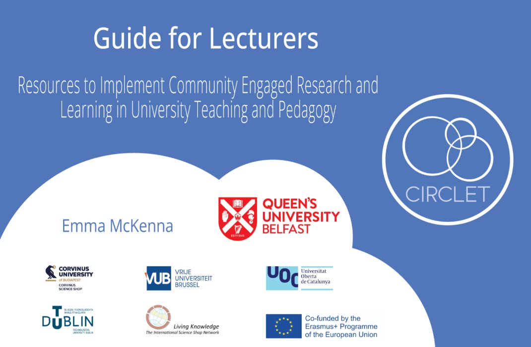 Students Learning with Communities, TU Dublin (@slwctudublin) on Twitter photo Are you a lecturer starting on your Community Engaged research and Learning (CERL) journey? Check out this insightful resource produced as part of our <a href="/CIRCLET_EU/">CIRCLET Project</a> project. <a href="/WeAreTUDublin/">TU Dublin / OT Baile Átha Cliath</a> @campus_engage <a href="/QUBScienceShop/">QUBScienceShop</a> @scienceshops circlet.eu/implementing-c… Are you a lecturer starting on your Community Engaged research and Learning (CERL) journey? Check out this insightful resource produced as part of our <a href="/CIRCLET_EU/">CIRCLET Project</a> project. <a href="/WeAreTUDublin/">TU Dublin / OT Baile Átha Cliath</a> @campus_engage <a href="/QUBScienceShop/">QUBScienceShop</a> @scienceshops circlet.eu/implementing-c…