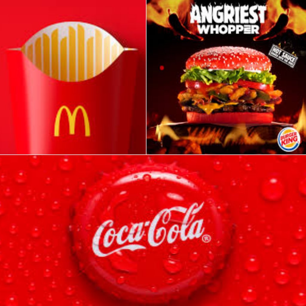 Jeeteshnigam0's tweet photo. 🚨🚨 Food Alert 🚨🚨

Why does?
Why does the color red♨️ make you hungry? 

Is it just because all the fast food restaurants banded together to create that color association?

Let's know the reason, in this 🧵 https://t.co/un01NQY0ID
