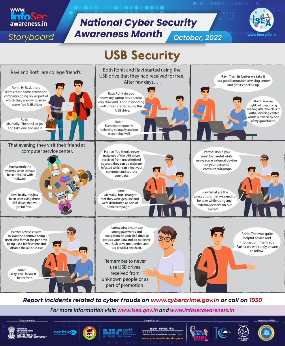 Information Security Awareness (ISEA) by MeitY tweet media