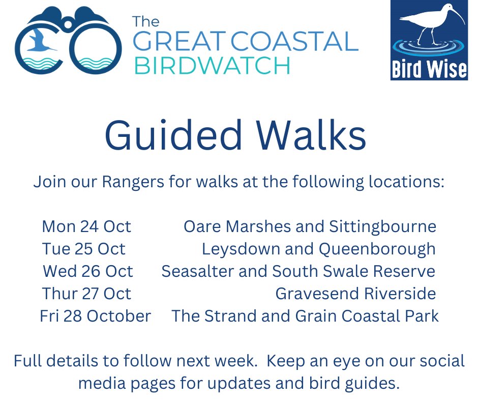 Birdwisenk's tweet photo. Just over a week until the #GreatCoastalBirdwatch and we are planning our activities for the week. Full details will be on our website next week so keep following us for updates #birdwise #birdwatching #birdaware #halfterm #nature #coast #kent #medway #swale #thames https://t.co/V4U6T8CxUd
