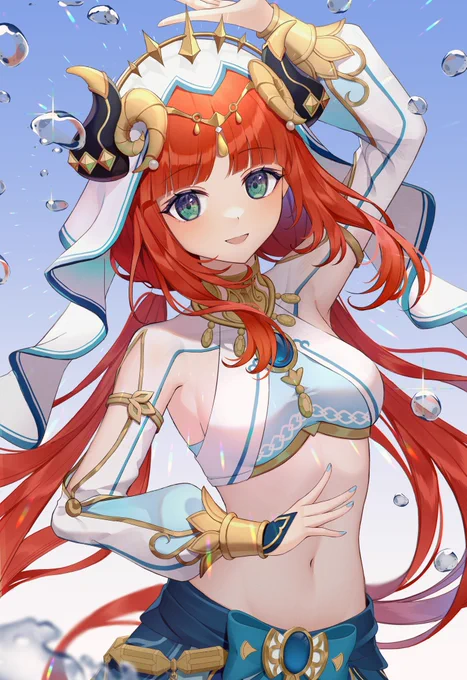 頑張るよ〜!#GenshinImpact #ニィロウ 