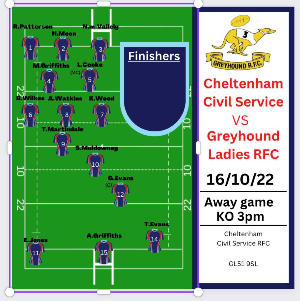 Greyhoundladies's tweet photo. Sunday we're away to @CCSRFCLadies 
3pm kick off
Come show your support for us that didn't make it to the womens world cup. 💙
#womensrugby
#greyhoundladies https://t.co/XJVuhnMb9q