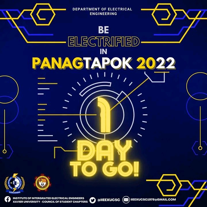 iieexusc's tweet photo. 𝘈𝘳𝘦 𝘺𝘰𝘶 𝘨𝘶𝘺𝘴 𝘌𝘹𝘤𝘪𝘵𝘌𝘌𝘥 𝘧𝘰𝘳 𝘵𝘩𝘦 𝘗𝘢𝘯𝘢𝘨𝘵𝘢𝘱𝘰𝘬 2022? 𝐂𝐚𝐮𝐬𝐞 𝐰𝐞 𝐚𝐫𝐞!

𝙇𝙚𝙩'𝙨 𝙗𝙚 𝙀𝙀𝙣𝙚𝙧𝙜𝙚𝙩𝙞𝙘 𝙖𝙨 𝙬𝙚 𝙖𝙬𝙖𝙞𝙩 𝙤𝙪𝙧 𝙂𝙚𝙣𝙚𝙧𝙖𝙡 𝘼𝙨𝙨𝙚𝙢𝙗𝙡𝙮!⚡⚡ https://t.co/KI7D7HHTLC