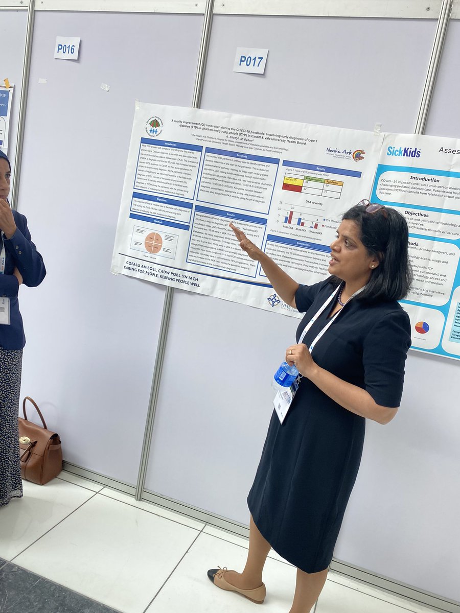 Amazing work from @CAVCYPDiabetes Dr Shetty @ispad_org talking about her amazing work improving early diagnosis of Type 1 diabetes. Super doctor saving lives! 🥰