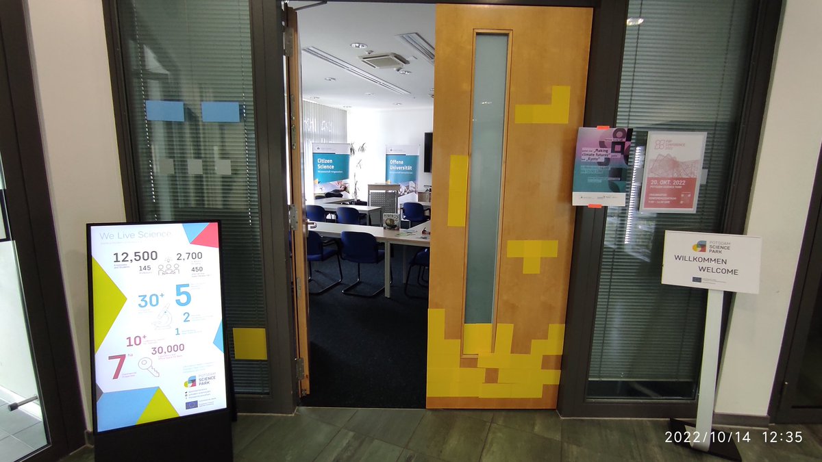 NcwRode's tweet photo. @potsdamtransfer Seriöse Grüße vom Serious Game Lab, heute live im GO:IN @PotsdamScience @potsdamtransfer #innoup #gesellschaftscampus #innovativrhochschule https://t.co/jvMQA38Weh