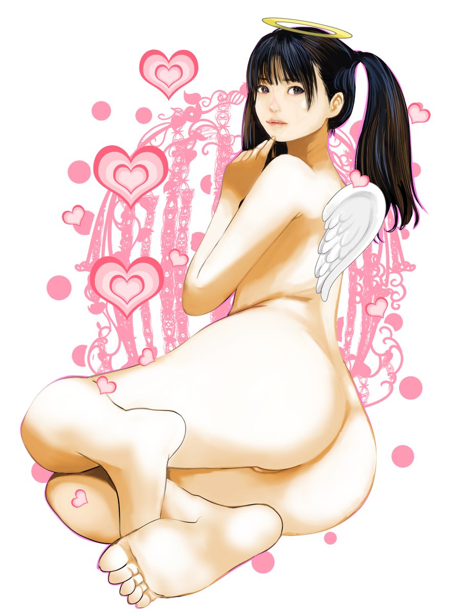 「モデルさん絵一枚できた 」|かざあなのイラスト