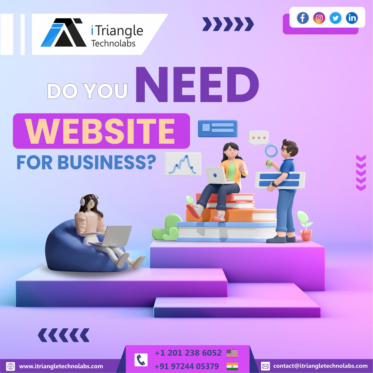 itriangletech's tweet photo. See more - https://t.co/eKwXvft1ew

Mail: contact@itriangletechnolabs.com
Call: +1 201 238 6052
Call: +91 97244 05379

#webdevelopment #webdesign #webdeveloper #html #website #coding #programming #css #javascript #digitalmarketing #developer #websitedesign #seo #webdesigner https://t.co/7xN6sGP5ca