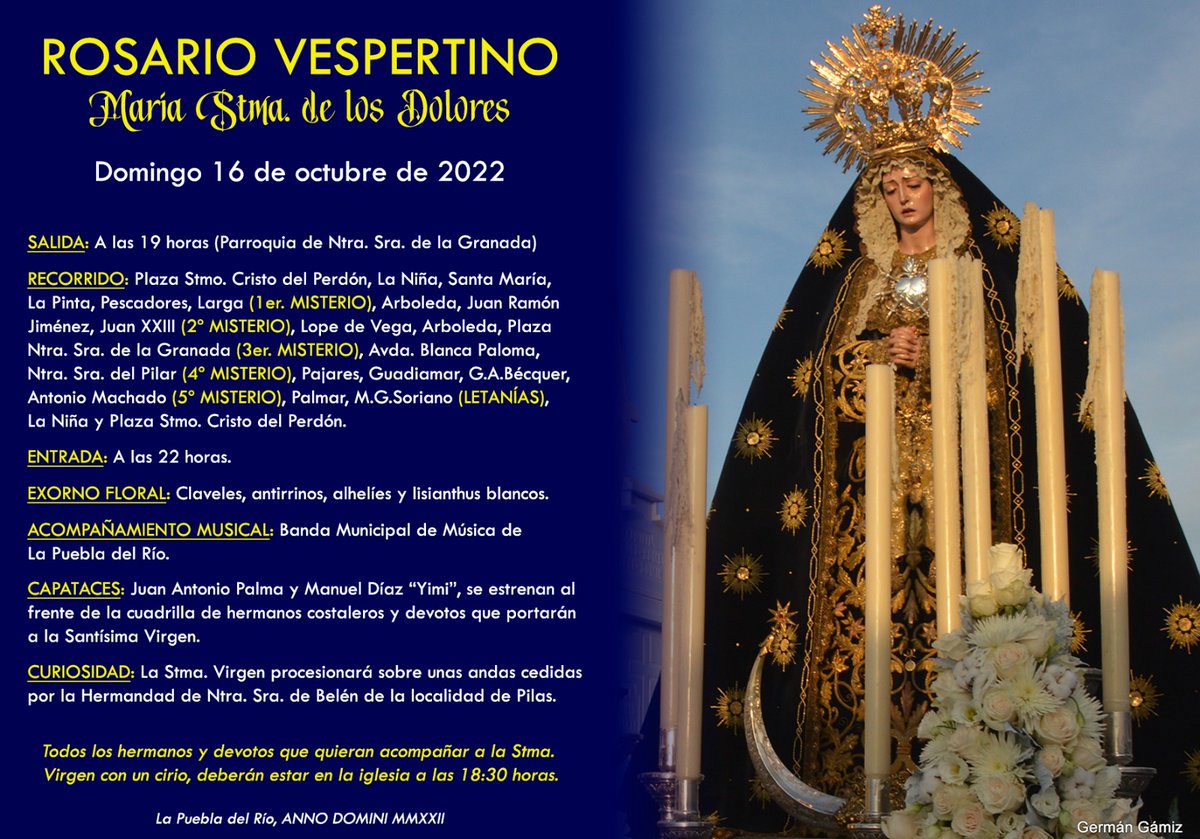 ServitasPuebla's tweet photo. 𝐑𝐎𝐒𝐀𝐑𝐈𝐎 𝐕𝐄𝐒𝐏𝐄𝐑𝐓𝐈𝐍𝐎 𝟐𝟎𝟐𝟐 | Todo lo que debes saber

#servitasdelapuebla #RosarioVespertino #VirgenDeLosDolores https://t.co/1fIBget3X6