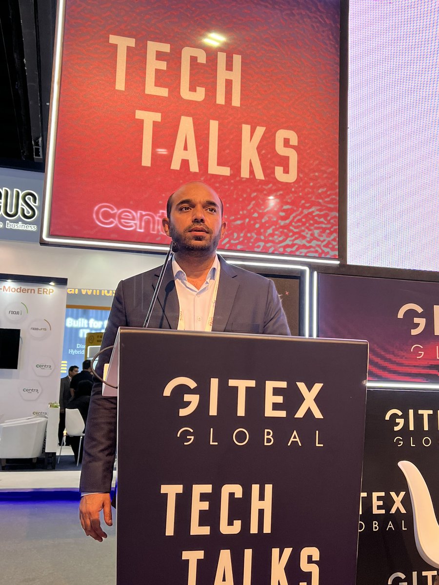 Attending Gitex Global, world’s largest tech show.  #GITEXGLOBAL #DUBAI