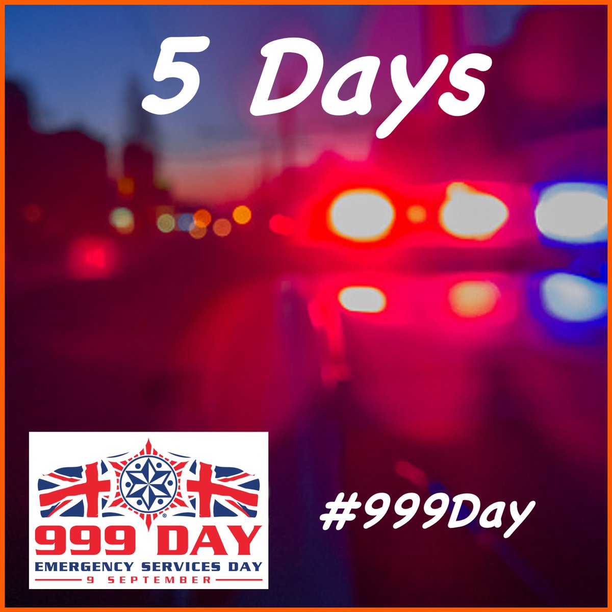 At 9am on 19th October 2022, #999Day flags will be raised across 🇬🇧 to formally mark the beginning of Emergency Services Day This is followed by two minutes’ silence to remember the more than 7,500 emergency services personnel killed as a result of their service.