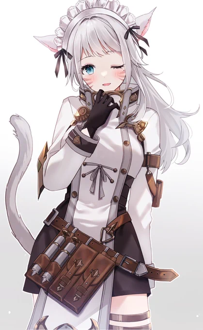 スカラヒーラーミコッテちゃん#ミコッテ #FF14イラスト #FF14art #FF14 