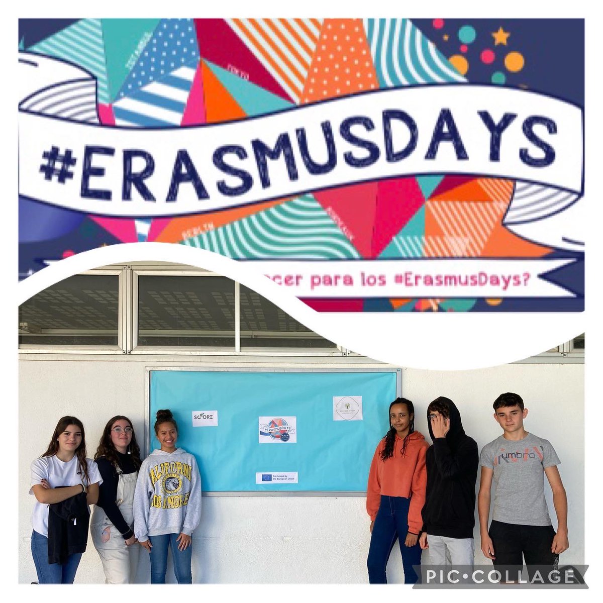 insticubelles's tweet photo. To celebrate 🎉 #erasmusdays students from 4th ESO start preparing Erasmus Corner. We did a contest and 6 students have been chosen. They must design it and post all the information about the two projects #scoreerasmus and #beanecocitizen, that we are launching at school. https://t.co/YQqbmlzrLz