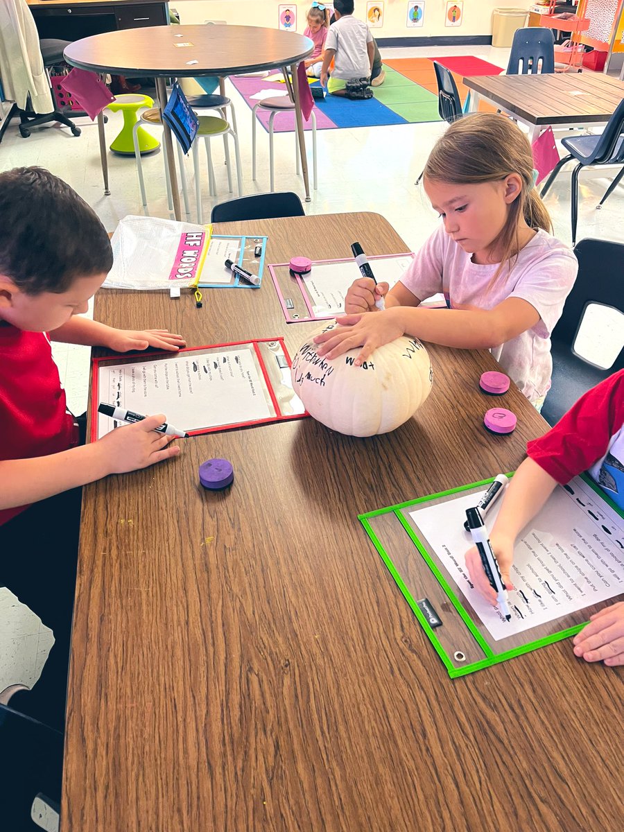 Fall station fun!! Find a high frequency word in the passage then write it on the pumpkin! <a href="/WFISDschools/">Wichita Falls ISD</a> <a href="/MilamBengals/">Ben Milam Elementary</a>