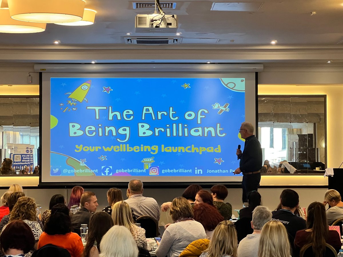 Jonathan Peach, <a href="/gobebrilliant/">Jonathan Peach</a>, at our NEY AHP Support Worker Event inspiring our #AHPSupportWorkers with his talk on "The Art of Being Brilliant"!

#AHPsDay