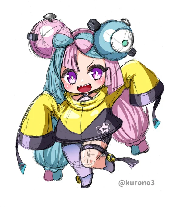 勢いでラフってみたンジャモ。 