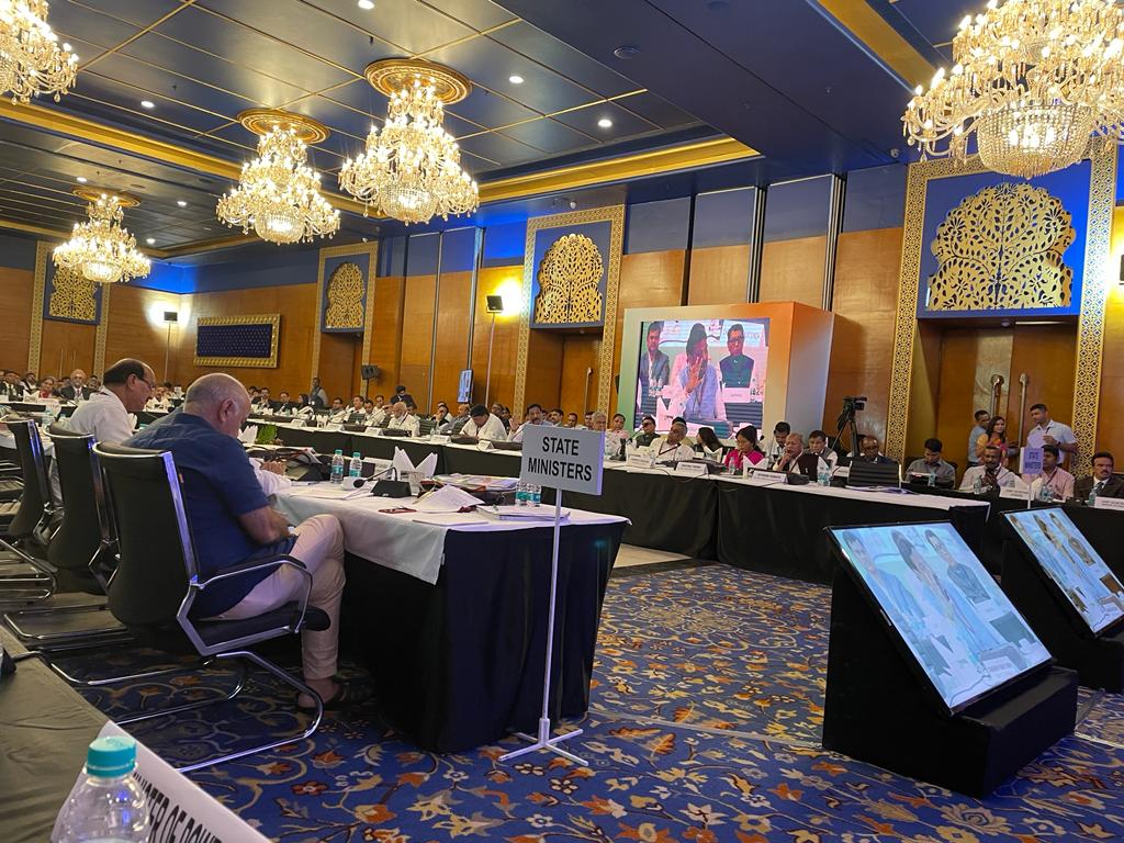 The Hon'ble Minister of Power and New &amp; Renewable Energy, Shri <a href="/RajKSinghIndia/">R. K. Singh</a> inaugurates a two-day conference of 'Power and New Renewable Energy Ministers of States &amp; UTs’ at Udaipur starting today.