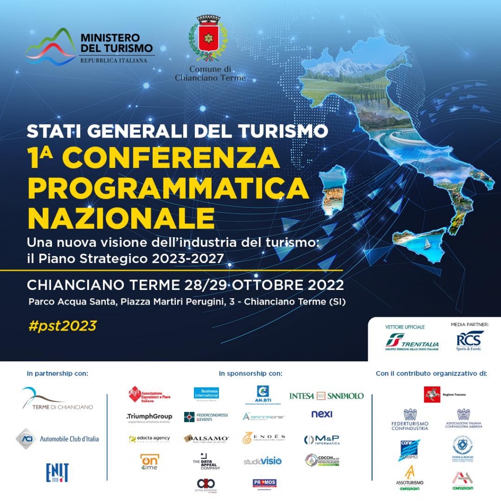 CBNapoli's tweet photo. Il 28 e 29 ottobre, a Chianciano Terme, la prima conferenza programmatica nazionale promossa dal Ministro del Turismo Massimo Garavaglia.
Ci sarà anche il Convention Bureau Napoli! https://t.co/WATmyx94gj