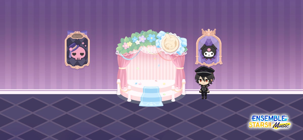 piss_starr's tweet photo. #EnstarsSanrio #EnsembleStarsMusic Sanrio characters from the Fairyland have arrived at ES! Come and create your unique Shining Stage! https://t.co/pjHbxiCrjZ