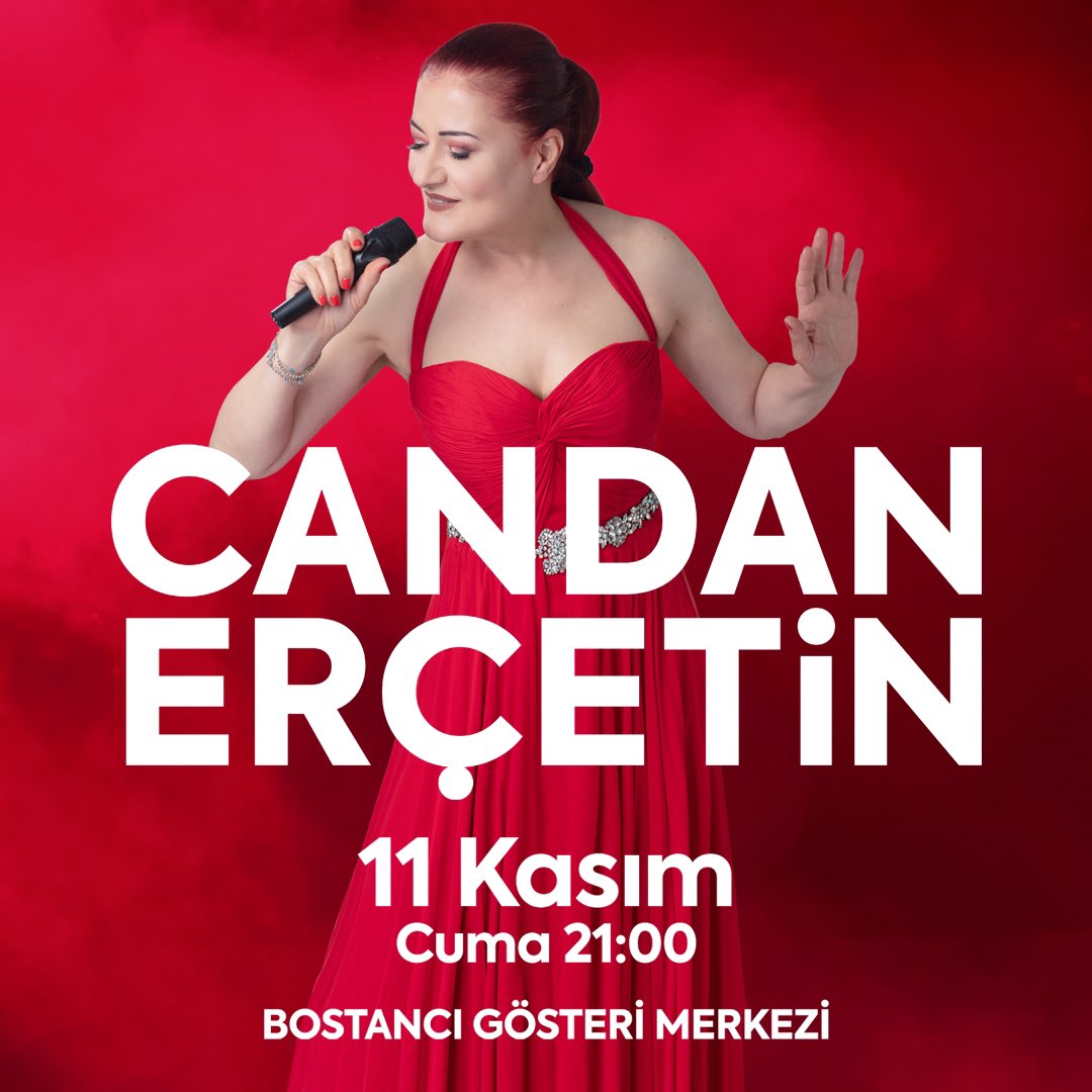 🎤 11 Kasım 2022 | Bostancı Gösteri Merkezi Biletler @biletix’te! #candanerçetin #istanbul