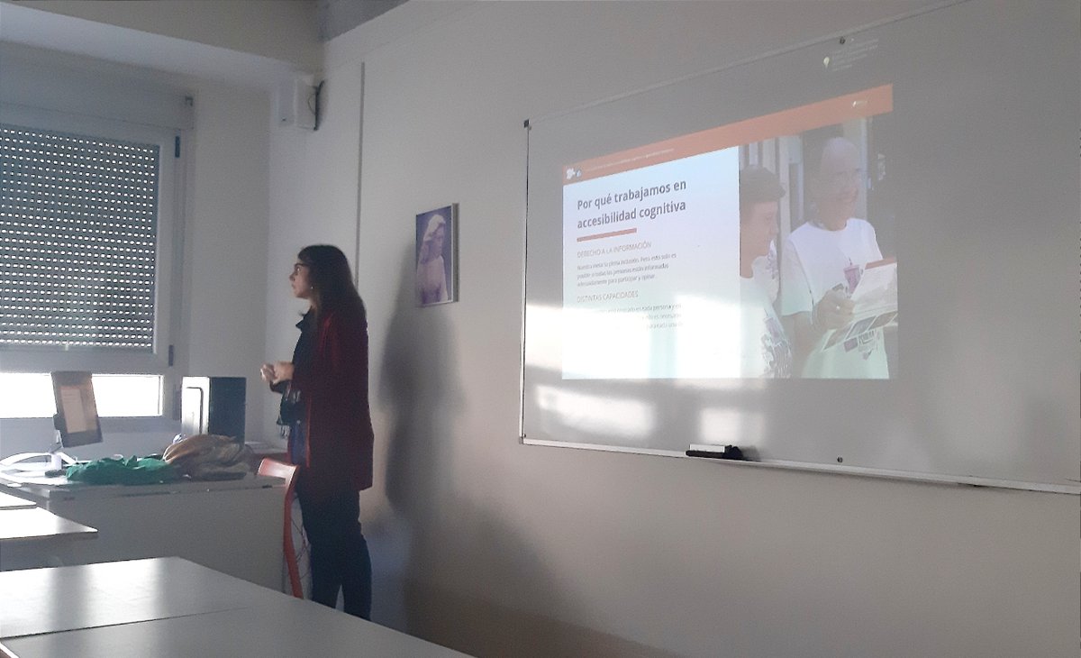 EpAlcazaren's tweet photo. El alumnado de GS Gestión de Alojamientos Turísticos ha conocido de la mano de @PlenaCyL las dificultades a las que se enfrentan día a día las personas con discapacidad cognitiva, centrándose en el sector turístico ✅
#fpturismo #gestiónalojamientosturísticos #inclusión #derechos https://t.co/UenmpmqQxp