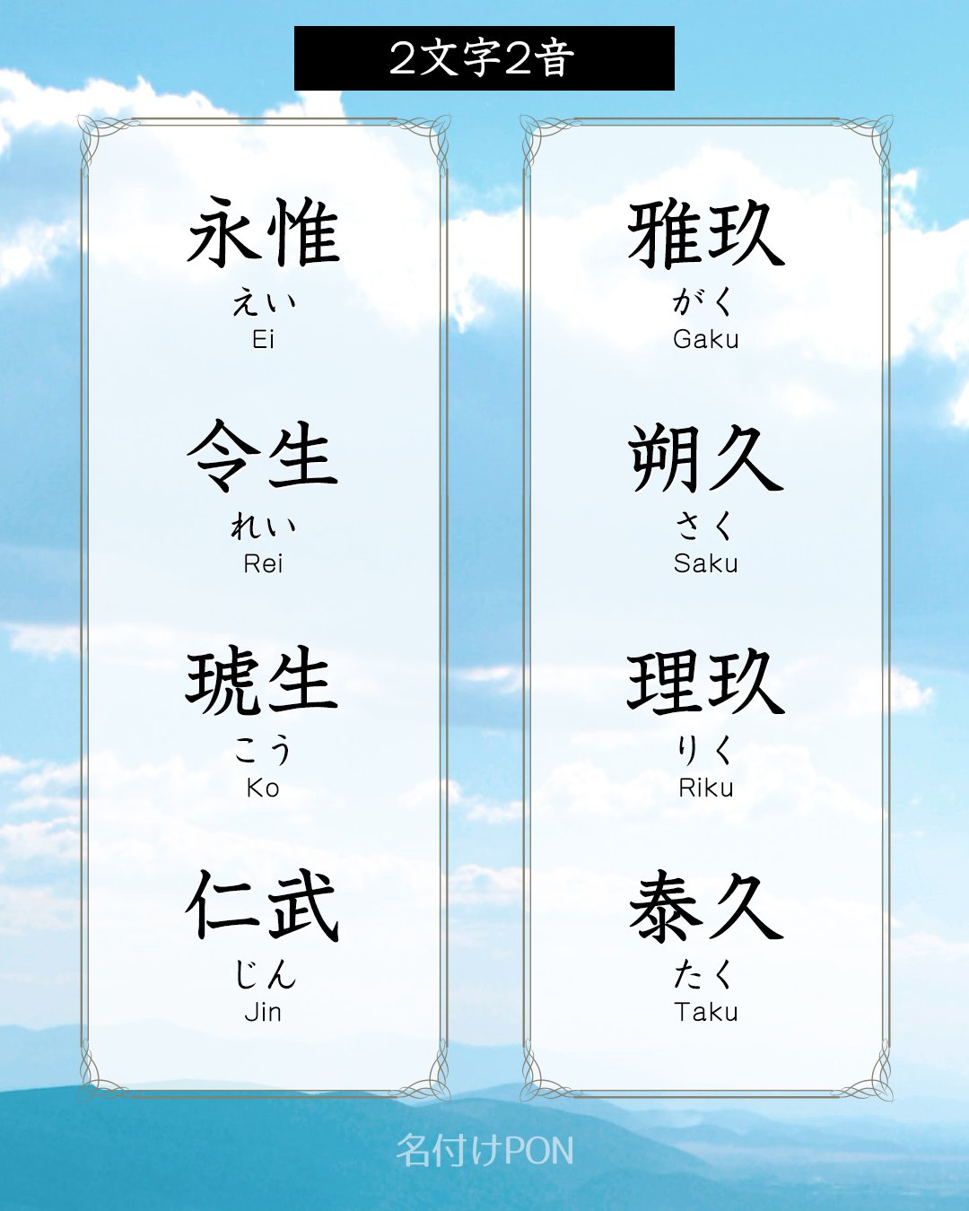 かっこいい名前 Twitter Search Twitter