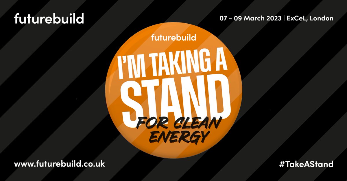 Futurebuild is taking a stand for a better built environment and is urging companies and professionals throughout the supply chain to make a similar commitment and ‘Take a Stand’ We're taking a stand for Clean Energy @FuturebuildNow x #TakeAStand ➡️ futurebuild.co.uk/our-mission/ta…