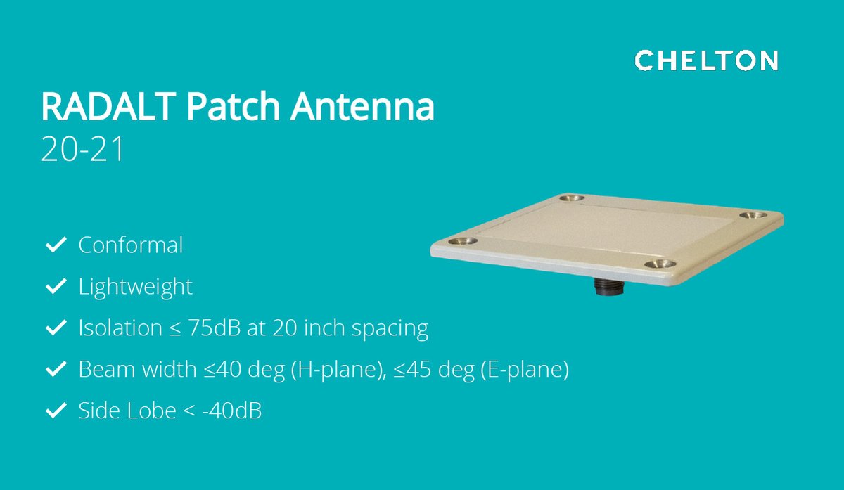 WeAreChelton's tweet image. The fabrication of multi-functional #antennas in a single structure as well as several designs of #conformal antennas that are integrated into #airframes are now possible thanks to our expertise in antenna design.

Browse our many #NavigationAntennas
chelton.com/our-capabiliti…