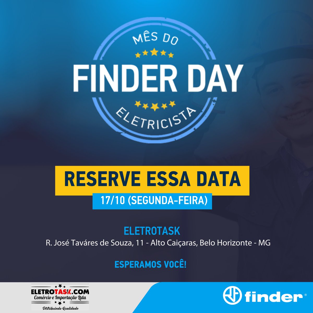 finderbrasil's tweet photo. ATENÇÃO #FinderDay chegando! 🔝Confira os endereços dos nossos distribuidores ELETROTASK de #BeloHorizonte e @@casadosreles de #São Paulo
#elétrica #eletricidade #eletricista #MesdoEletricista #minasgerais#materialelétrico #relé #FinderBrasil #paulista https://t.co/7NM8rjaiye