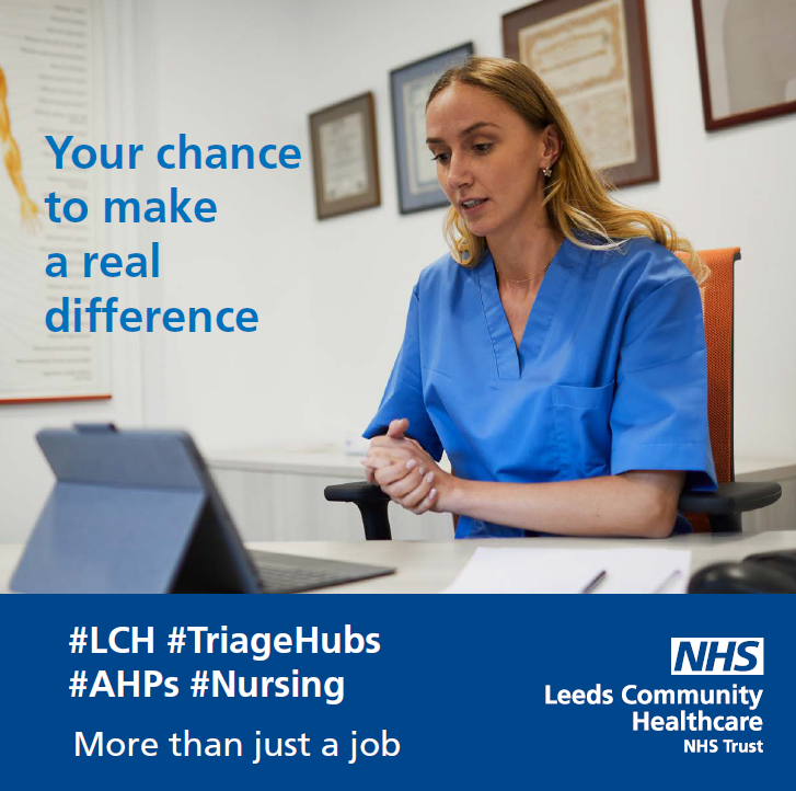 New unique role here at LCH for #AHPs:
✔Provide your expert knowledge  
✔Support triage patients 
✔Prioritise referrals  
✔Multi-disciplinary team  
✔Friendly and supportive team 
✔Office-based  
✔Flexible working  
Find out more: ow.ly/6Hsy50L9hiw