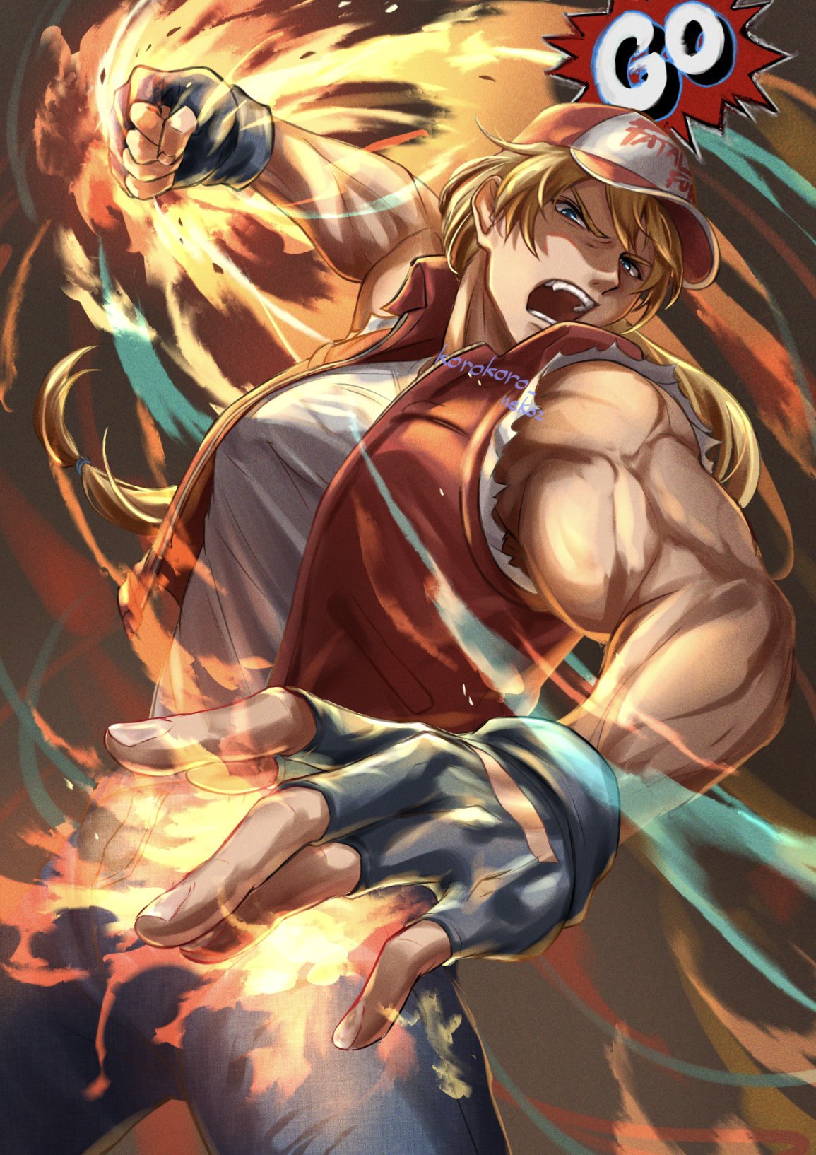 餓狼伝説　テリー・ボガード　セル画 61OsyF2ToTL._UF350,350_QL50_.jpg