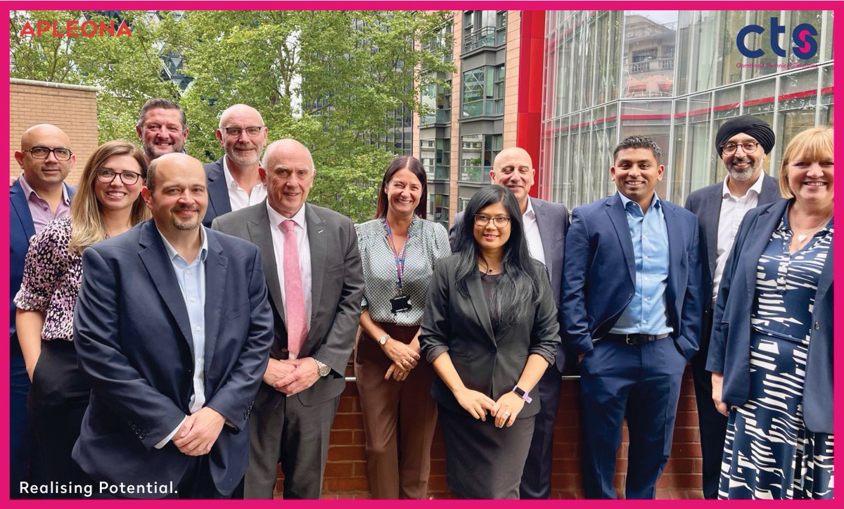 CombinedTechni2's tweet photo. We had a great time recently meeting our new colleagues &amp; planning the successful integration of our businesses.

Following the announcement of CTS' acquisition by #ApleonaUK the integration team &amp; senior leadership met to discuss the future &amp; further growth opportunities. https://t.co/ubwmxoTv3R
