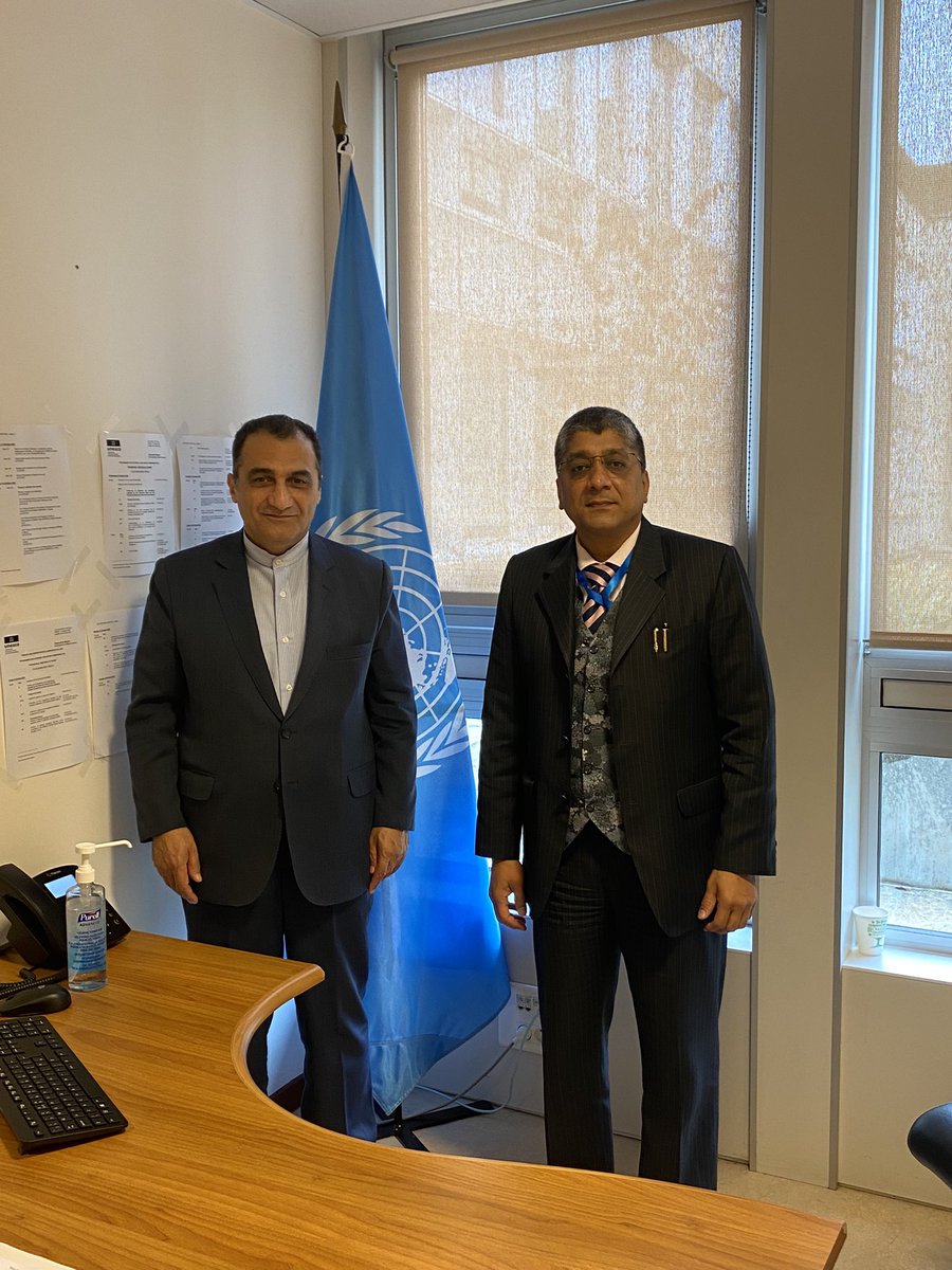 VishalVSharma7's tweet photo. Happy to welcome H.E. Mr. Ahmad Pakatchi, Ambassador of the Islamic Republic of #Iran to the #FACommission office for a fruitful discussions over a cup of coffee.
#EB215 #FAComm https://t.co/NepxKUOrJA