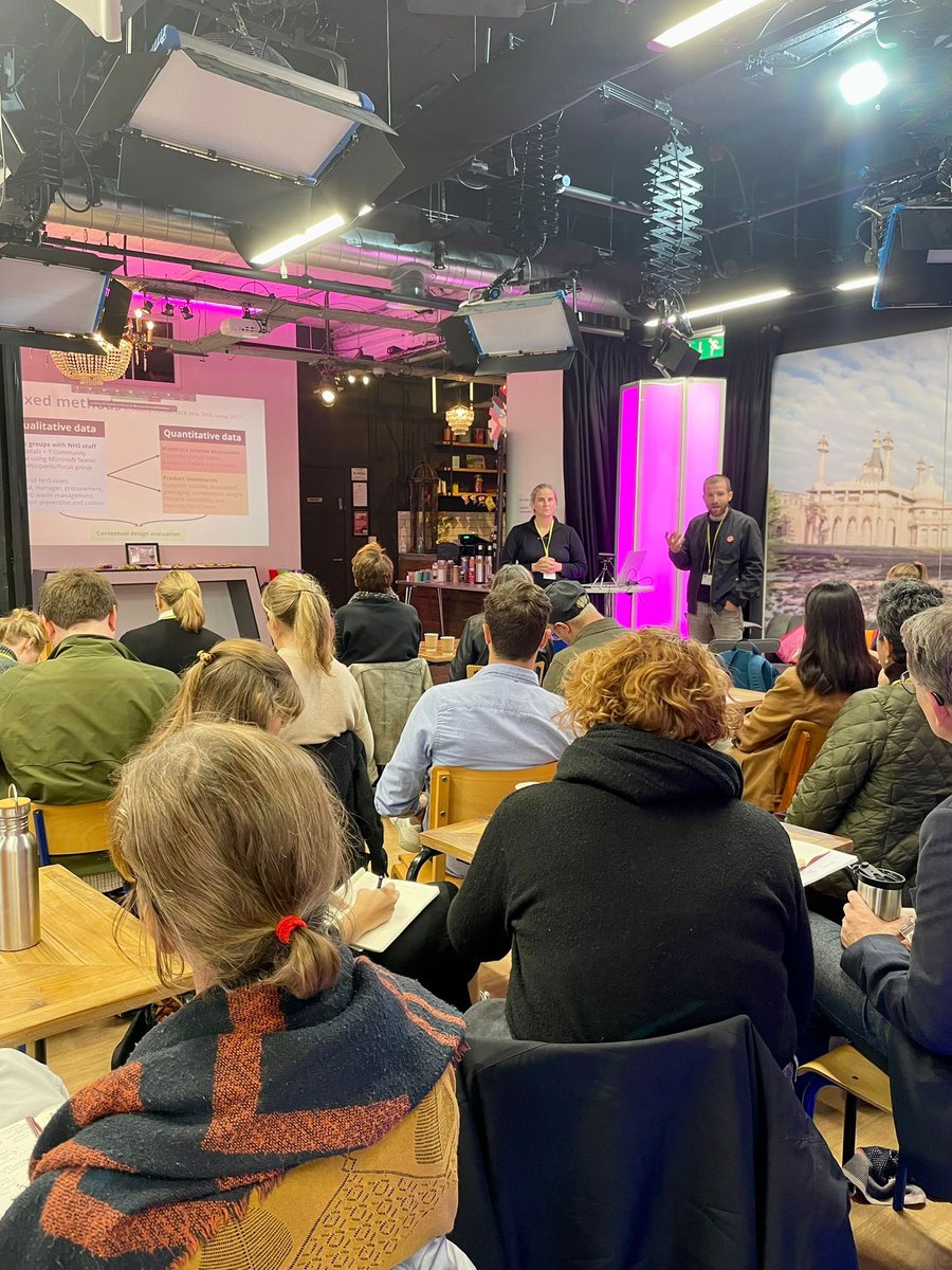 Our brilliant course leader Dr. Tom Ainsworth co-presenting at <a href="/RSDSymposium/">Systemic Design Association | systemic.design</a> with @HeatherBaid on ‘Reducing Healthcare Waste Through Systemic Design: Possibilities and practices for sustainable healthcare’ #RSD11