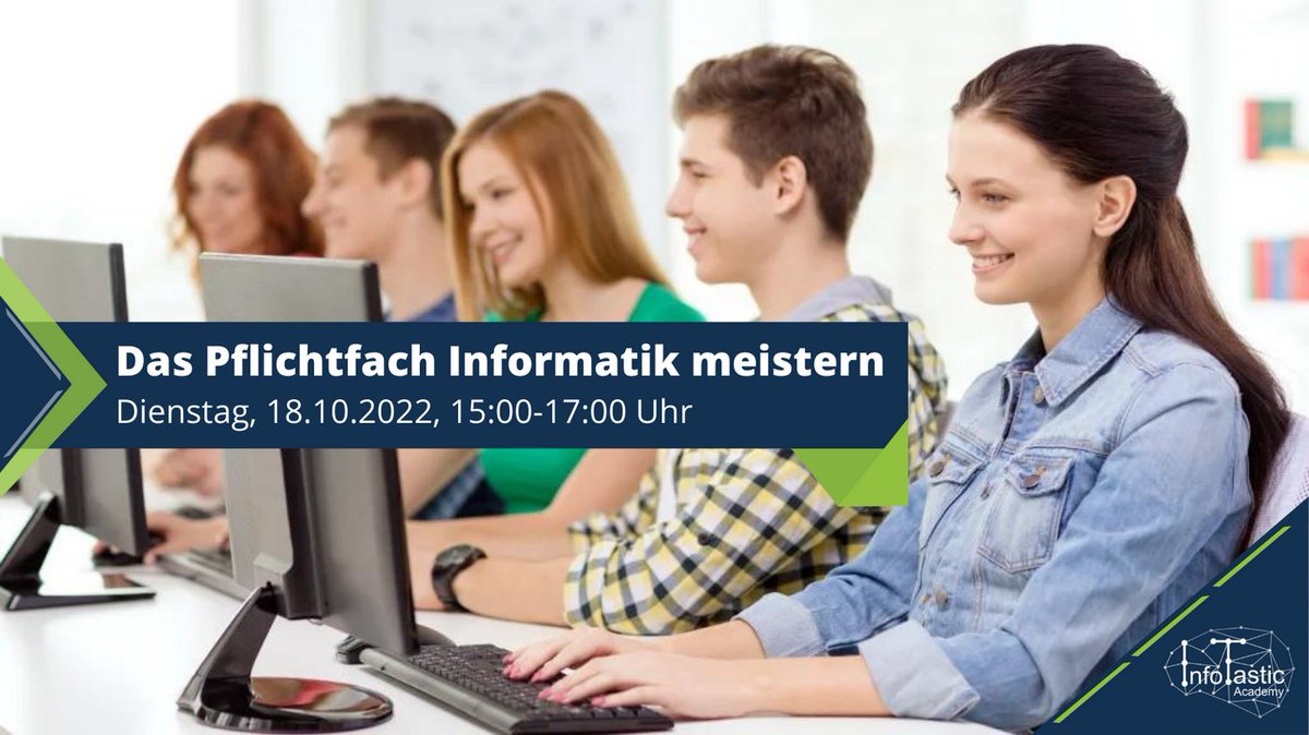 Du möchtest den Sprung ins kalte Wasser wagen und #Informatik fachfremd unterrichten? Oder bist Du Informatiklehrer und suchst spannende Ideen, wie man den #Unterricht spannend aufbereiten kann? #InfoTastic stellt Dir die Lernplattform #LONA vor. 

infotastic.academy/das-pflichtfac…