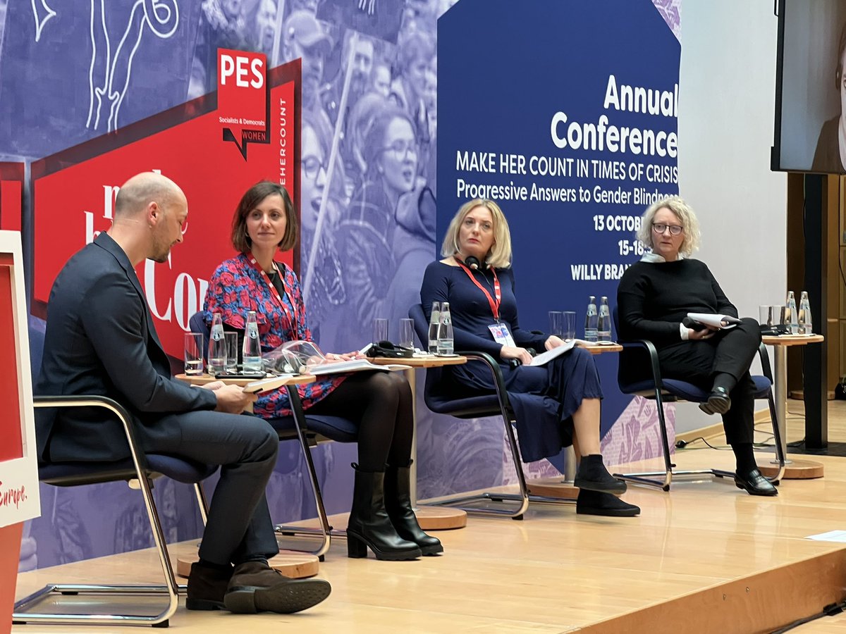 FEDERApl's tweet photo. (1/3) Wczoraj Urszula Grycuk, koordynatorka ds. rzecznictwa międzynarodowego #FEDERA, brała udział w panelu dyskusyjnym @PES_Women w Berlinie. Spotkanie odbywało się pod hasłem #MakeHerCount in the times of crisis 💪 https://t.co/0BU9fh3qQ9