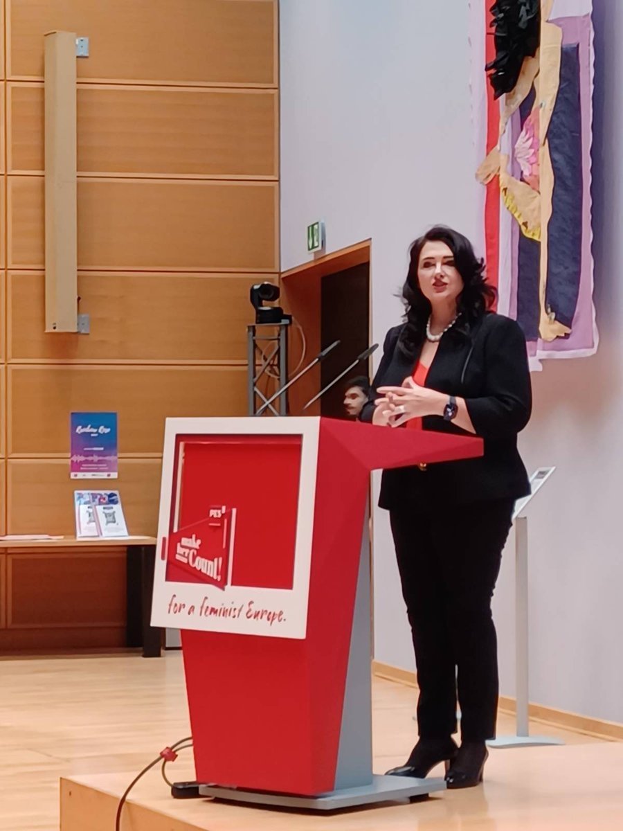 FEDERApl's tweet photo. (1/3) Wczoraj Urszula Grycuk, koordynatorka ds. rzecznictwa międzynarodowego #FEDERA, brała udział w panelu dyskusyjnym @PES_Women w Berlinie. Spotkanie odbywało się pod hasłem #MakeHerCount in the times of crisis 💪 https://t.co/0BU9fh3qQ9