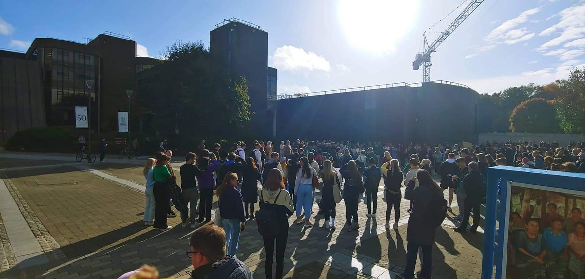 Militant Left at the student walkout in UL. Solidarity ✊