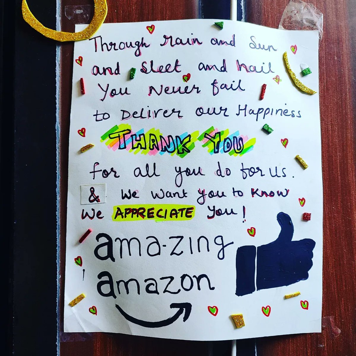 _RG786_'s tweet photo. @amazonIN Thank u 🌹
#deliverthanks to all the super Santas.. Delivering happiness non stop ⛔
@ https://t.co/DGQOY2fq2k