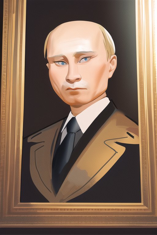 「うーん・・まだまだプーチンのイラストならば、NovelAIに頼むより、私の手書き」|同志ハラショーのイラスト