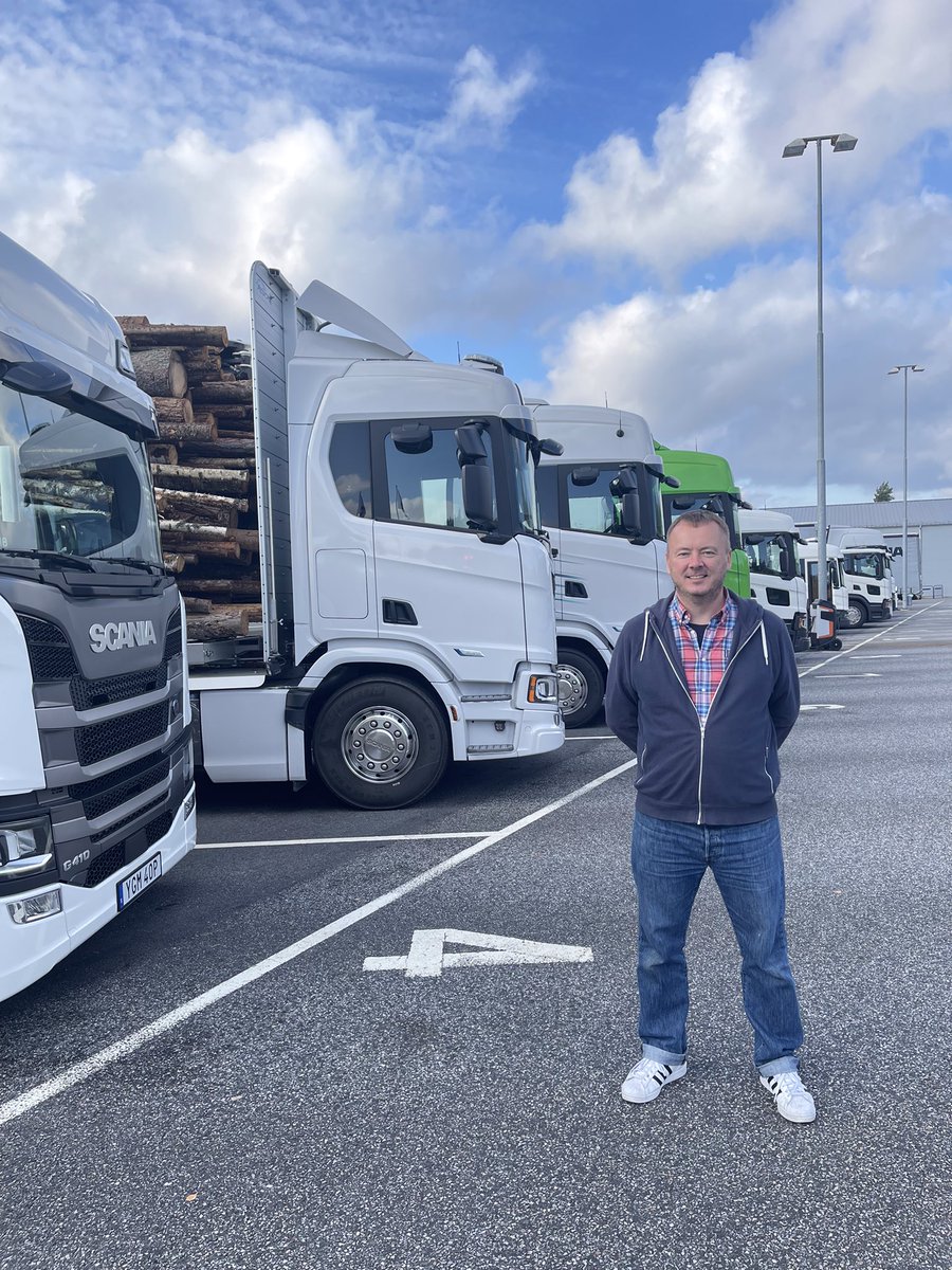 ChrisYarsley's tweet photo. Just visited Scania’s demo centre to try out their range of diesel, hybrid and fully electric vehicles on behalf of @LogisticsUKNews Many thanks for organising this! Was very educational but also a great deal of fun! https://t.co/TiLpDVekkO